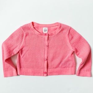 Baby Gap pink sweater cardigan
